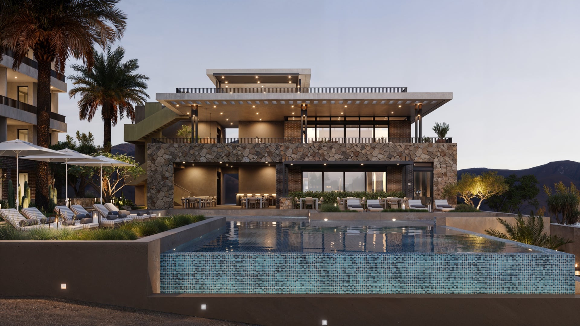 Render de arquitectura de alto nivel por Reform design studio
