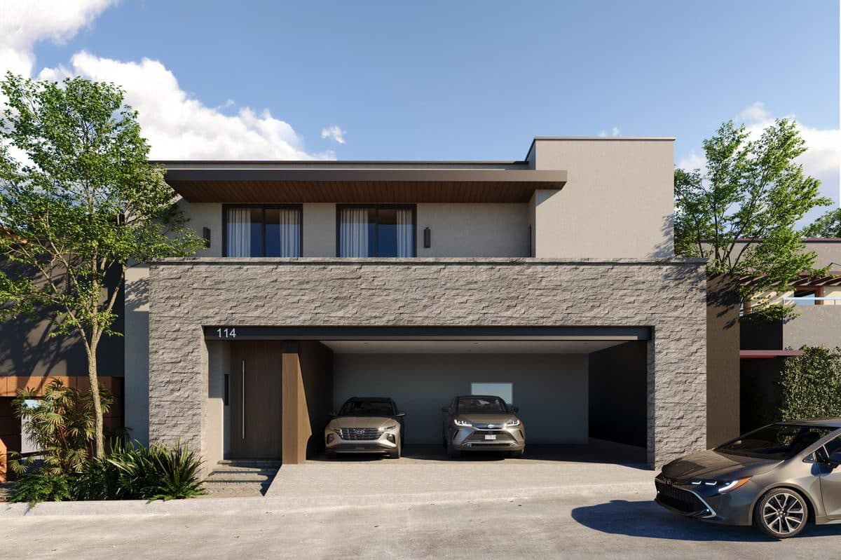 Render de proyecto residencial en Monterrey — Reform design studio